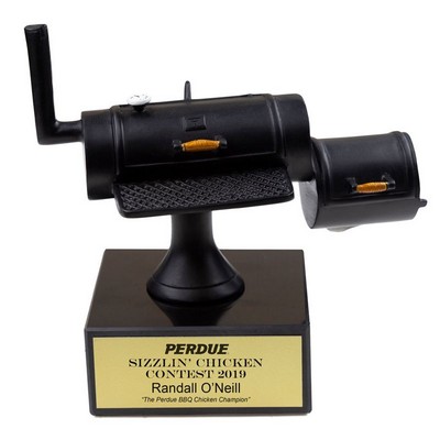 6" Barbecue Smoker Trophy