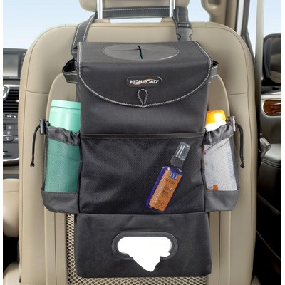 Black High Road™ Car Organizers by Talus® StashAway™ Seatback Trash Station