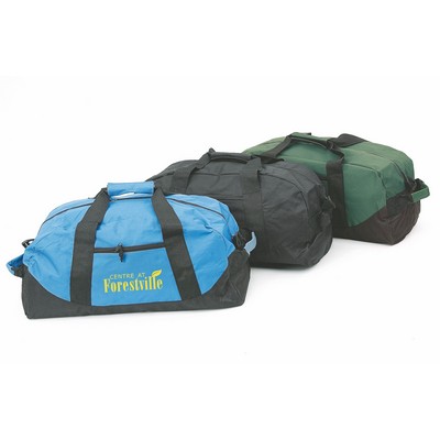 Mannitok 21" Two-Tone Duffel Travel Bag w/Side Handles