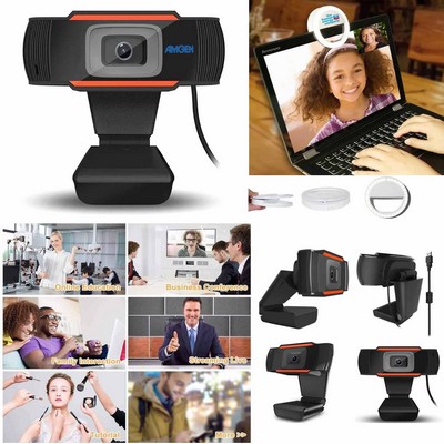 iBank ® HD Webcam with Microphone for Desktop or Laptop Computers, 1080P