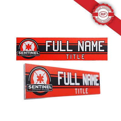 UV Full-Color Nameplate (8"x2") Spectrum Series (60mil) - No personalization included