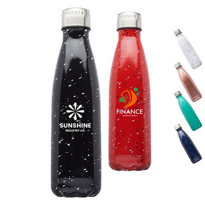 17 Oz Speckled Stainless Steel Tumbler w/ Custom Imprint