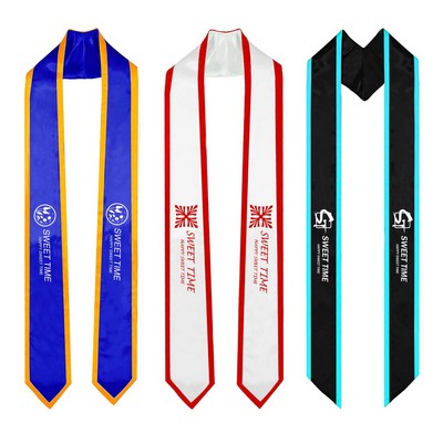 Two-Tone Graduation Stoles