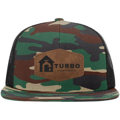 Richardson 511 Snapback Wool Blend Flatbill Trucker Hat