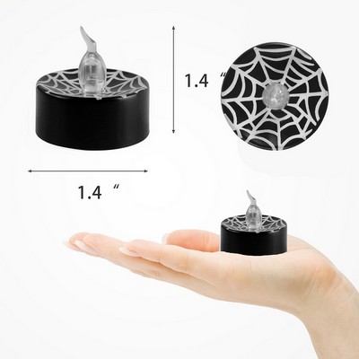 Spider Web Creative Ghost Festival Decoration Candle Light