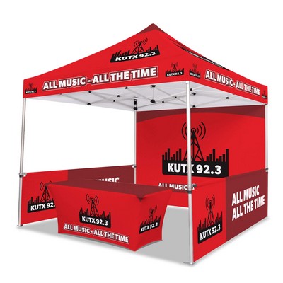 10' x 10' Custom Canopy Tent - Event Gold Package