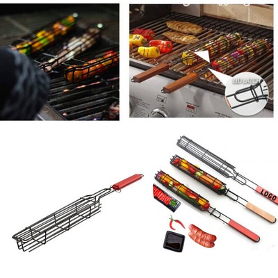 Stainless Steel Skewer Grill Basket