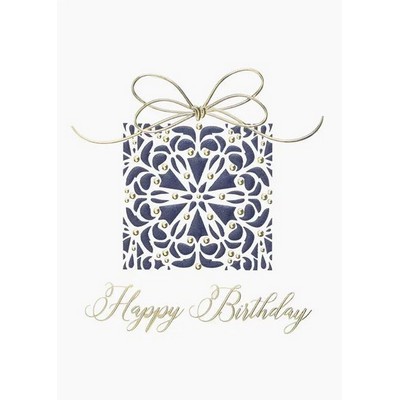 Gift Wrapped Birthday Card