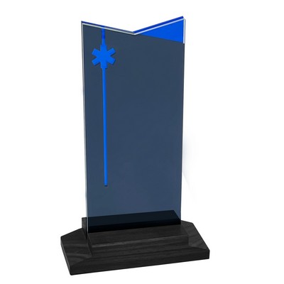 Paramedic – EMT Award Black Wood Base