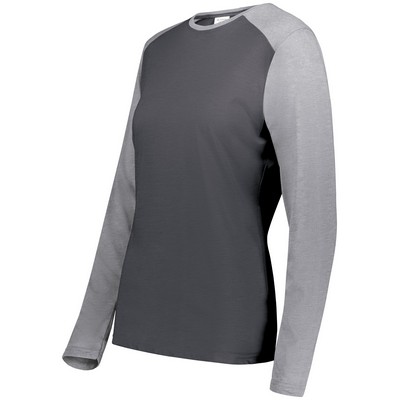 Augusta Sportswear Ladies Gameday Vintage Long Sleeve Tee