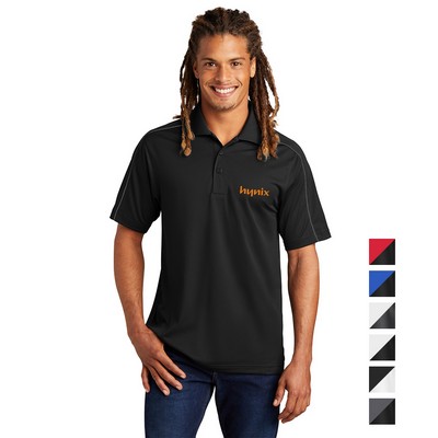 Sport-Tek® Micropique Sport-Wick® Piped Embroidered Polo