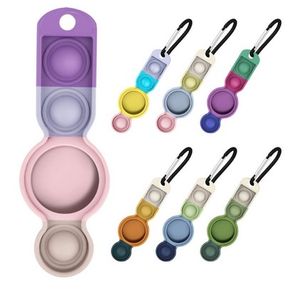 2" 1 Silicone Airtag Cover Keychain