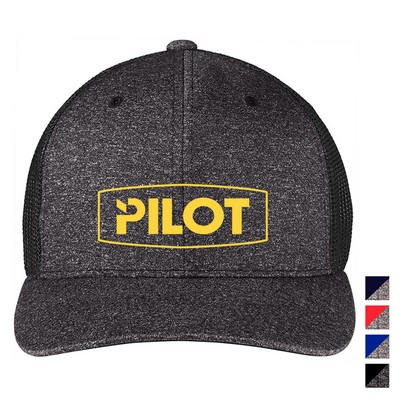 Port Authority® Flexfit Melange Mesh Back Trucker Cap