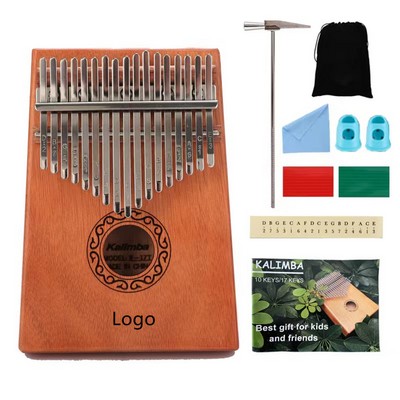 Kalimba Thumb Piano 17 Keys Portable Mbira Finger Piano