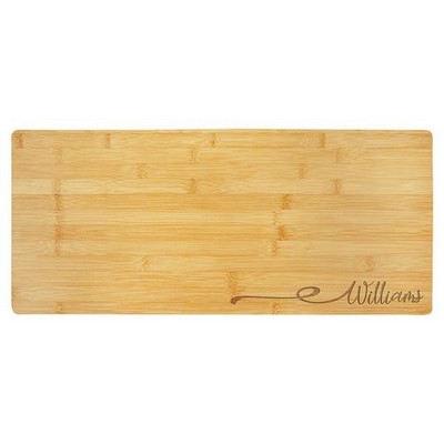 Bamboo Charcuterie Board And Cutting Board (23 3/4" x 10")