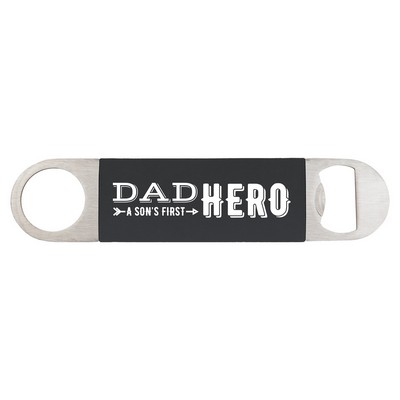 Black Silicone & Stainless Steel Bottle Openers