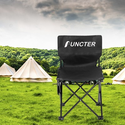 Portable Oxford Cloth Folding Camping Chair With Bag - Size L