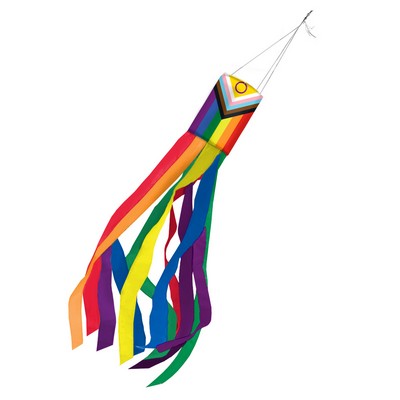 1ply Nylon Intersex Progressive Pride Windsock