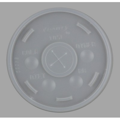 10oz Clear Straw Styrofoam Lids