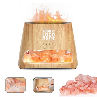 150ml 2" 1 Ultrasonic Essential Oil Diffuser Himalayan Salt Lamp