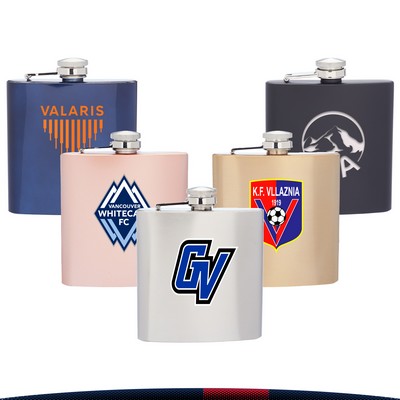 6 oz. Clve Stainless Steel Hip Flasks