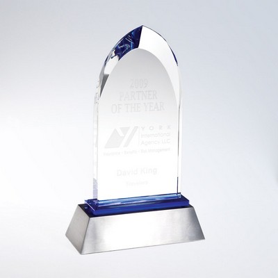 Blue Dignity Award w/Aluminum Base