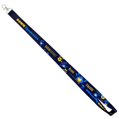 Down Syndrome Awareness Handprint Lanyard