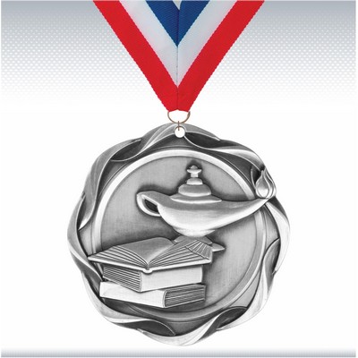 3" Silver Fusion Knowledge Roll Medal