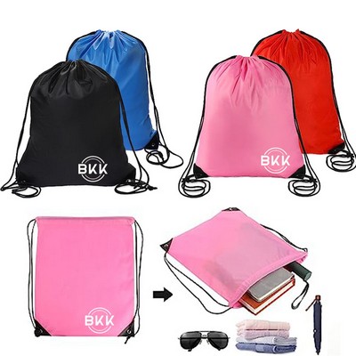 Foldable Drawstring Backpack