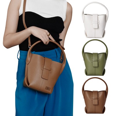 The Bucket PU Bag for Women