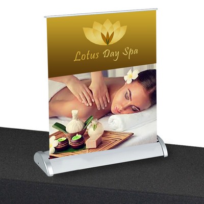 Tabletop Retractable Banner (17"x24")