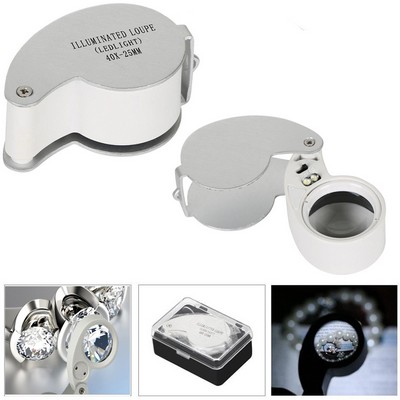 40X Illuminated Jewelry Loupe