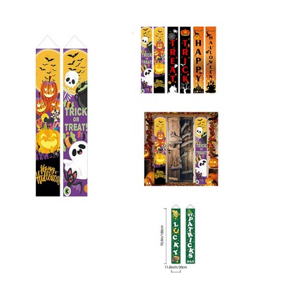 Halloween & St. Patrick's Day Door Porch Sign