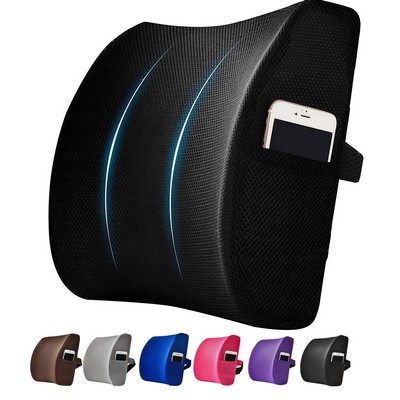 Memory Foam Back Support Cushion Lumbar Pillow