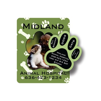 Picture Frame Magnet-4"X5" With Paw Cut Out-15Mil-Full Color