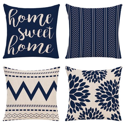 16X16" Linen Canvas Pillow Case