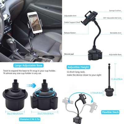 Universal 360 Degree Car Phone Mount