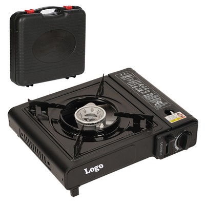 Premium Aluminum Alloy Outdoor Camping/Travel Cassette Stove w/Carrying Case