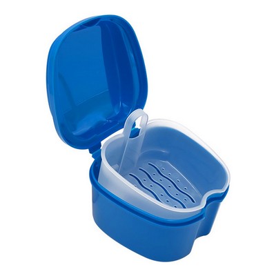 Denture Case with Strainer Denture Cups