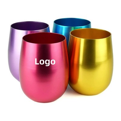 Stemless Aluminum Wine Cup 12 oz