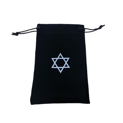 Drawstring Flannel Bag