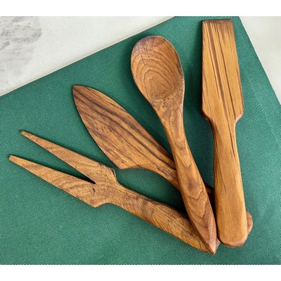 Rustic Handle Charcuterie Utensil Set