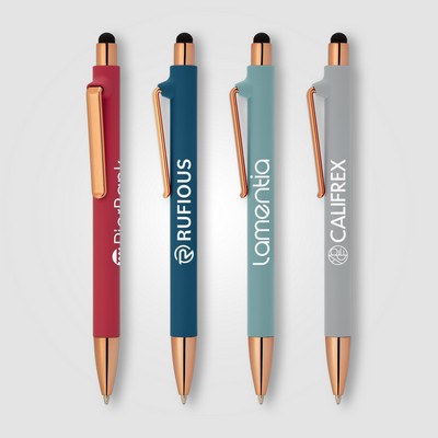 Paris Softy Rose Gold Stylus Pen - Silkscreen