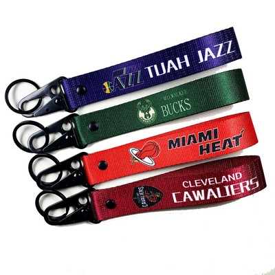 Custom Wrist Lanyards Keychain Clip
