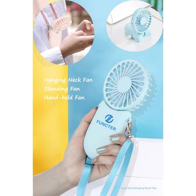 Hanging Neck Fan Mini Portable Handheld Fan Foldable Fan