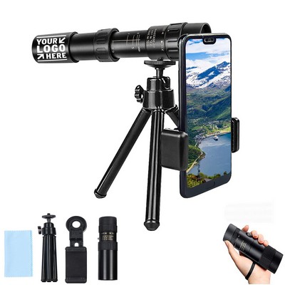 Telescopes Monocular 10-30x40 Zoom with Tripod & Phone Clip