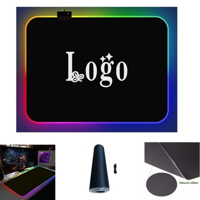 Customizable Large Size LED Multi-mode Luminous Mouse Pad