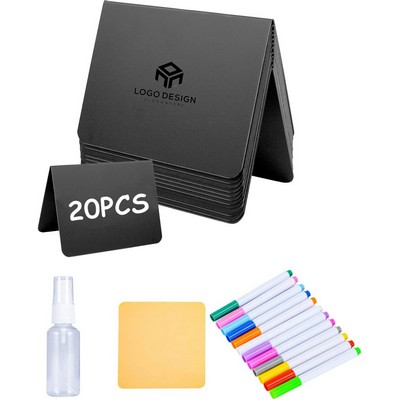 Mini Chalkboard Signs Food Labels Reusable