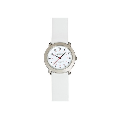Prestige Medical - Classic White Leather Watch
