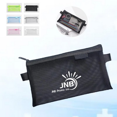 Mesh Pencil Stationery Organizer